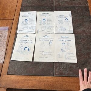 Vintage Lot of 6 Fisher-Price My Friend Dolls Patterns